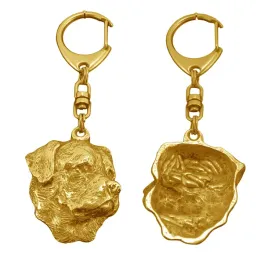 rottweiler-ii-pozlocony-brelok-do-kluczy-z-psem-w-pudelku-prezentowym-oz