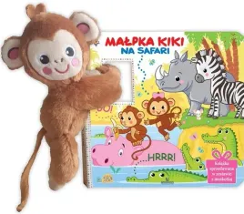 ksiazka-z-maskotka-malpka-kiki-na-safari