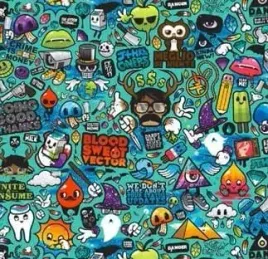 stickerbomb-sticker-bomb-100-50cm-wzor-15