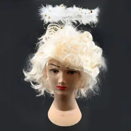 peruka-aniola-przebranie-jaselka-koleda-biala-aureolka-opaska-stroj