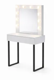 toaletka-biala-oswietleniem-lustro-mat-czarne-75cm