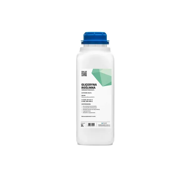 Gliceryna roślinna farmacetuczna glicerol 99,5% 1000ml Polimp