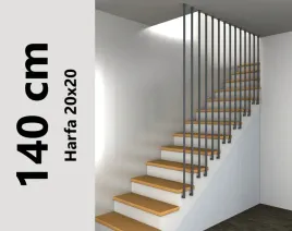 balustrada-pionowa-harfa-tralka-20x20mm-14mb-adaptery-25x25mm