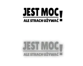 naklejka-jest-moc-na-samochod-na-auto-odblaskowa