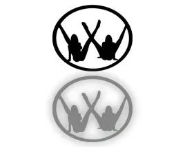 naklejka-logo-vw-kobiety-na-samochod-na-auto-odblaskowa