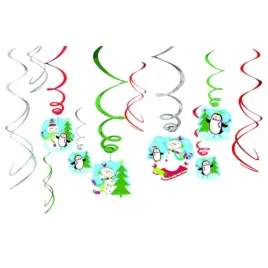 swiderki-wiszace-balwanki-i-pingwinki-mix-amscan-12-szt