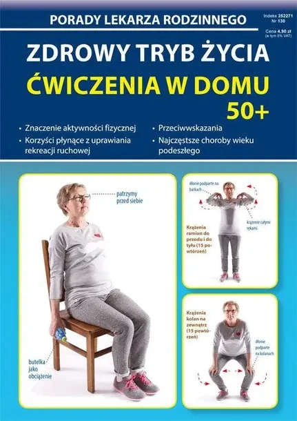 Zdrowy tryb życia Ćwiczenia w domu 50+. Porady