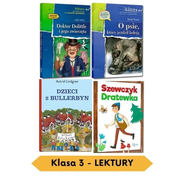 Lektury obowiązkowe Klasa 3 SP ZESTAW ZL