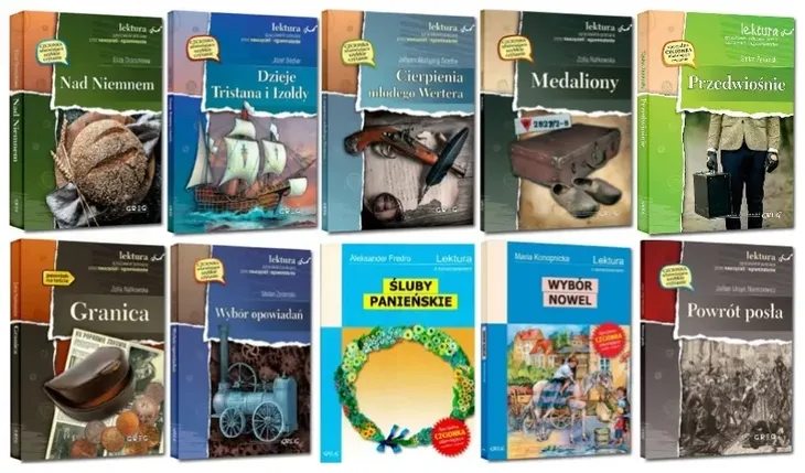 Lektury obowiązkowe dla szkół średnich - ZESTAW 10