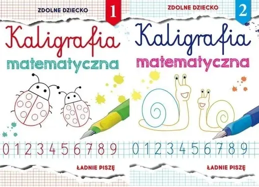 Kaligrafia matematyczna - ZESTAW 2 CZĘŚCI