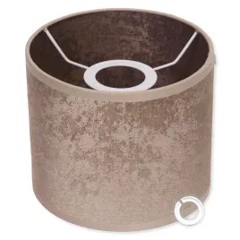 abazur-blyszczacy-lampa-klosz-brazowy-22-20-cm