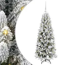 sztuczna-choinka-bialy-120-cm-pvc-plastik-stal-i-pe