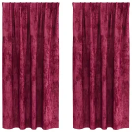 zaslony-z-weluru-2-szt-czerwone-wino-175-x-140-cm-aksamit