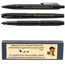 parker-im-achromatic-czarny-mat-pioro-i-dlugopis-z-grawerem