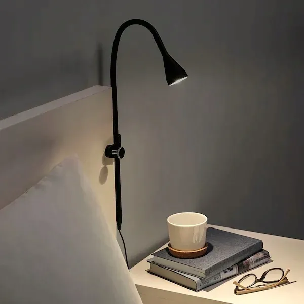 ikea-navlinge-reflektor-led-z-klamra-scienny-czarny-stan-opakowania-oryginalne