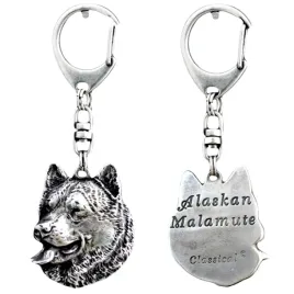 alaskan-malamute-posrebrzany-brelok-do-kluczy-z-psem-w-pudelku-prezentowy