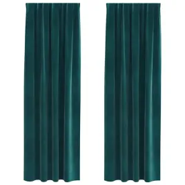 zaslony-zaciemniajace-2-szt-ciemna-zielen-140-x-245-cm-aksamit