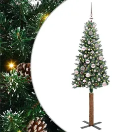szczupla-choinka-zielony-150-cm-pvc-i-lite-drewno-sosnowe
