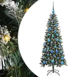 sztuczna-choinka-z-podstawa-zielony-150-cm-pvc-plastik-i-stal