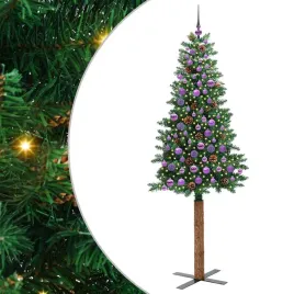 szczupla-choinka-zielony-210-cm-pvc-i-lite-drewno-sosnowe