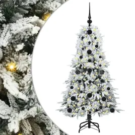 sztuczna-choinka-z-zawiasami-z-podstawa-bialy-120-cm-pe-i-pvc