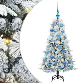 sztuczna-choinka-z-zawiasami-z-podstawa-bialy-120-cm-pe-i-pvc