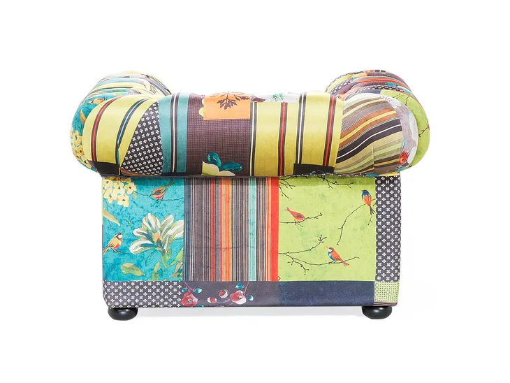 fotel-patchwork-zolty-chesterfield-stan-nowy