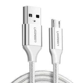 kabel-usb-do-micro-usb-ugreen-us290-qc-3-0-2-4a-2m-bialy