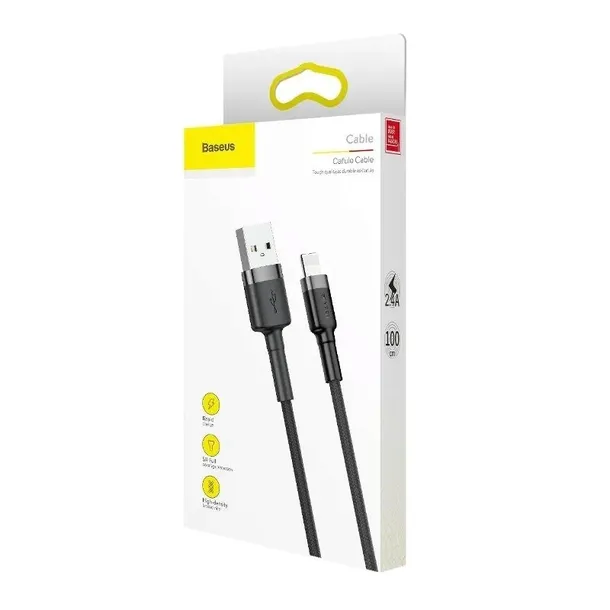 kabel-lightning-usb-baseus-cafule-24a-0-5m-szaro-czarny-stan-nowy-stan-opakowania-oryginalne