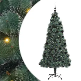 sztuczna-choinka-wstepnie-oswietlona-z-zestawem-bombek-210-cm