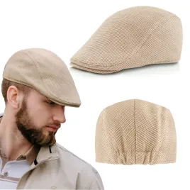 kaszkiet-meski-bawelniany-na-lato-czapka-w-jodelke-bezowy-pako-jeans