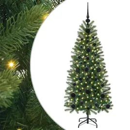 sztuczna-choinka-z-150-diodami-led-zielony-120-cm-pe-i-pvc