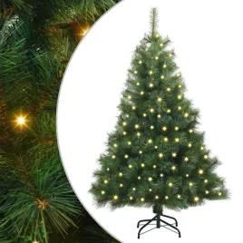sztuczna-choinka-z-150-diodami-led-zielony-150-cm-pe-i-pvc