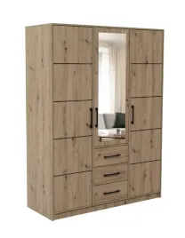 szafa-otwierana-kos-d3-szerokosc-149-cm-trzydrzwiowa-szuflady-lustro-dab-ar