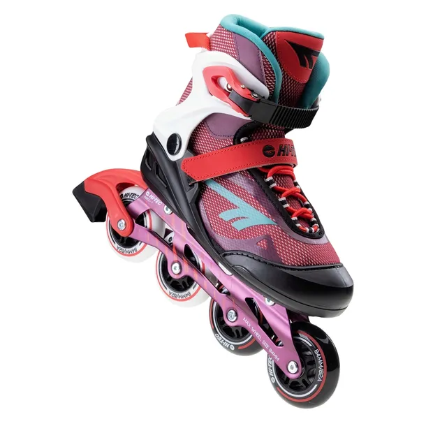 Rolki fitness damskie HI-TEC LADY RIZZO kolorowe 84 mm ABEC 7 letnie 38