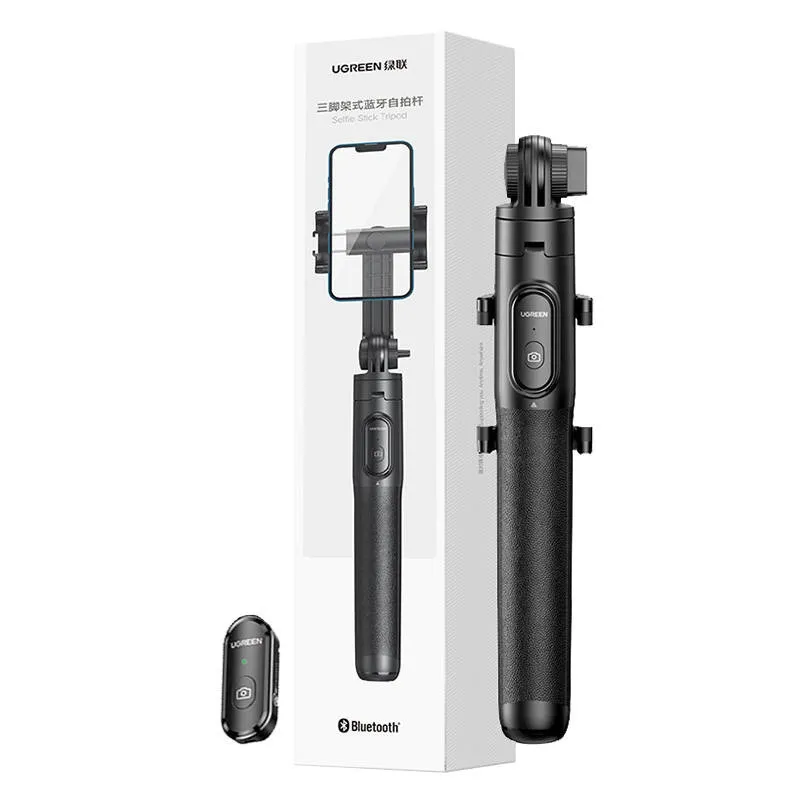 selfie-stick-tripod-z-pilotem-ugreen-15062-bluetooth-stan-nowy