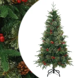 sztuczna-choinka-z-zawiasami-zielony-150-cm-pvc-pe-i-stal