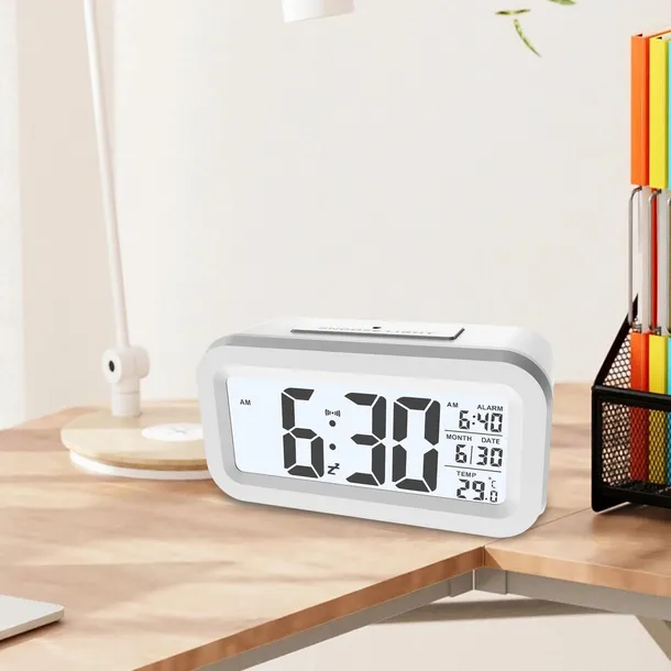 digital-alarm-clock-lcd-time-display-with-indoor-temperature-date-white-stan-opakowania-oryginalne