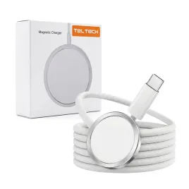 teltech-ladowarka-bezprzewodowa-indukcyjna-magsafe-oplot-usb-c-15w-bialy-t