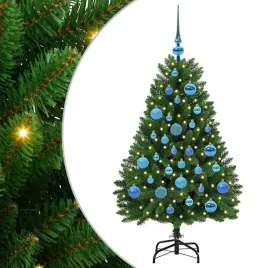 sztuczna-choinka-z-150-diodami-led-zielony-120-cm-pvc-i-metal