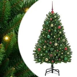 sztuczna-choinka-z-150-diodami-led-zielony-150-cm-pvc-i-metal