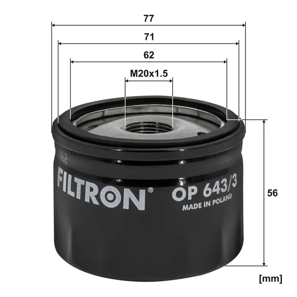 filtr-oleju-do-case-construction-4000-serie-producent-czesci-filtron