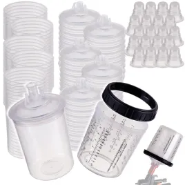 kubki-lakiernicze-pps-zbiornik-50x-650ml-125m-do-mieszania-lakieru-zestaw