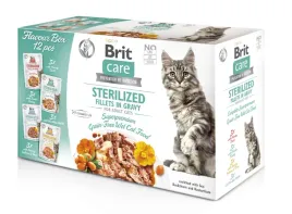brit-care-cat-sterilized-fillets-in-gravy-mix-12x85g