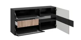 komoda-czarny-dab-vicking-czarny-marmur-160cm-nes-am
