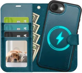 ocase-etui-skorzane-z-klapka-2w1-magsafe-do-iphone-16e-17e-pawi-niebieski