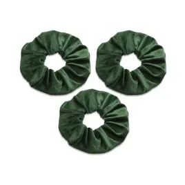 gumka-do-wlosow-scrunchie-z-velvetu-dark-green-trojpak