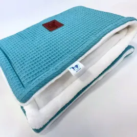 kocyk-55x75-sea-green-polar-minky-wafel