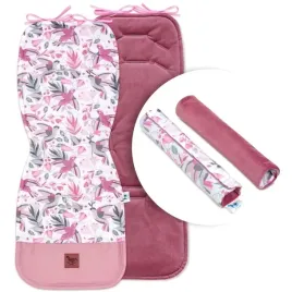 wkladka-do-wozka-z-ochraniaczami-na-pasy-hummingbird-z-velvetem-old-rosa