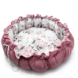 mata-kojec-dla-dziecka-okragla-bawelna-z-velvetem-rozpinana